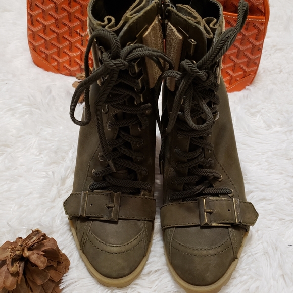 Rachel Zoe Lace Ankle Higheel Booties - Picture 3 of 5